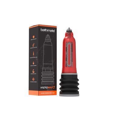 Гідропомпа Bathmate Hydromax 7 Red (X30), для члена довжиною від 12,5 до 18 см, діаметр до 5 см