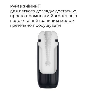 Интерактивный смарт-мастурбатор с вибрацией и посасыванием Svakom Sam Neo 2