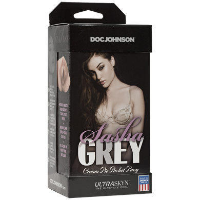 Мастурбатор вагина Doc Johnson Sasha Grey - Ultraskyn Cream Pie Pocket