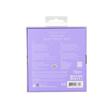 Роскошный вибратор PILLOW TALK - Special Edition Flirty Purple с кристаллом Сваровски, Фиолетовый