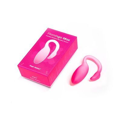 Смарт-виброяйцо Magic Motion Flamingo Max Pink 2 в 1: виброяйцо и тренажер Кегеля, 10 режимов