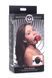 Кляп з трояндою Master Series: Eye-Catching Ball Gag With Rose, чорно-червоний