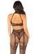 Бодистокинг Leg Avenue Crotchless Bodystocking with Heart One Size, Black