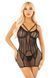 Бодистокинг Leg Avenue Heart Net Mini Dress One Size Black