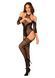 (SALE) Нейлоновий бодістокінг з імітацією панчіх Obsessive Bodystocking G333 S/M/L, black, з доступом