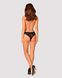(SALE) Мереживні трусики із заниженою талією Obsessive Estiqua panties M/L, чорні