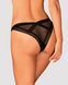 (SALE) Мереживні трусики із заниженою талією Obsessive Estiqua panties M/L, чорні