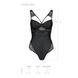 Боди из эко-кожи и кружева Passion LOONA BODY S/M, black