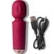 Вібромасажер Rocks Off Mini Wand Azalea Red, 16 режимів