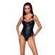 Боди из эко-кожи и кружева Passion LOONA BODY S/M, black