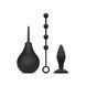 Набір новачка для анальної стимуляції Nexus ANAL BEGINNER KIT, спринцівка, анальне намисто і пробка