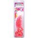 Фэнтезийный фаллоимитатор Doc Johnson Crystal Jellies - Invader Dong 8.5 Inch - Pink