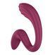 Вагінально-кліторальний вібратор Satisfyer G for Goddess 3 Wine Red, 2 мотори