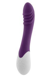 Вибратор S Pleasures Premium Phoenix, для точки G, фиолетовый, водостойкий, 16 видов вибрации, нагрев