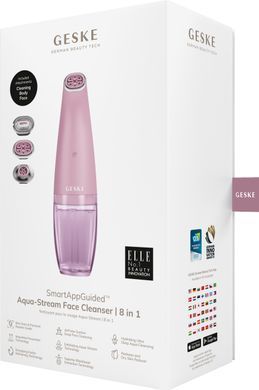 Очищуючий засіб для обличчя GESKE Aqua-Stream Face Cleanser 8в1 pink