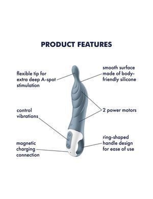 Вибратор для точки А Satisfyer A-Mazing 2 Grey