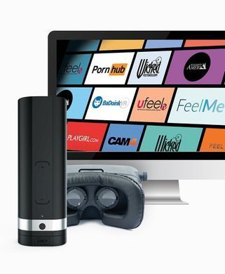 Інтерактивний мастурбатор Kiiroo Onyx 2, 10 стискальних кільця, не треба рухати, теледільдоніка