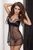 BRASILIANA CHEMISE black XXL/XXXL - Passion Exclusive