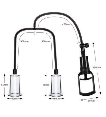 Вакуумная помпа для груди и сосков Men Powerup Passion Pump