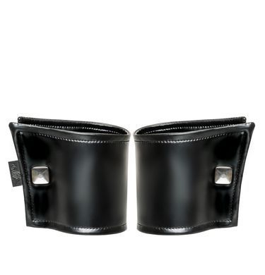 Мужские браслеты с потайным кошельком Noir Handmade H075, пара, под латекс, потайная молния