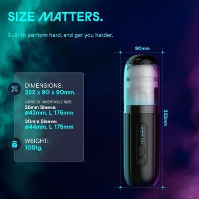 Смарт-мастурбатор Kaotik Labs The Shockwave, режим edging, имитация фрикций