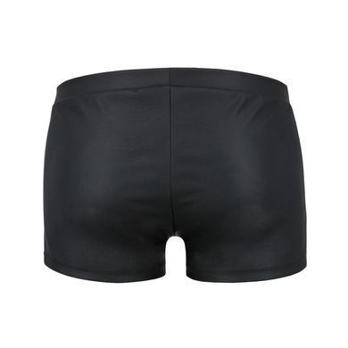 Мужские кожаные боксеры с клапаном Passion 050 SHORT PATRICK S/M Black