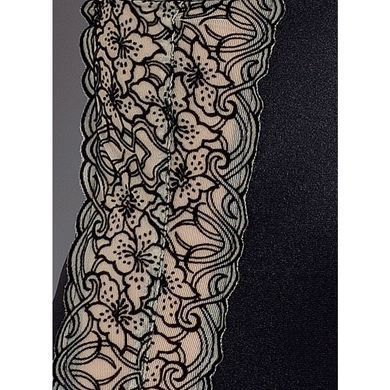 Сорочка приталенная с чашечками MONTANA CHEMISE black XXL/XXXL - Passion Exclusive, трусики