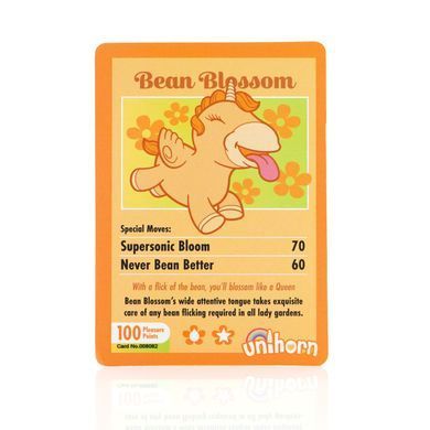 Вибратор-единорожка Unihorn &ndash; Bean Blossom, пульсирующий язычок