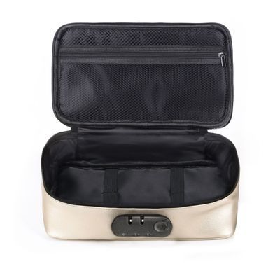 Кейс для игрушек Dorcel DISCREET BOX LUXURY GOLD, кодовый замок, 27&times;16&times;7,62 см