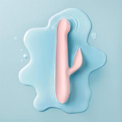 Вибратор-кролик Good Vibes Only - SHAI Thrusting Vibrator Soft Silicone - Pink