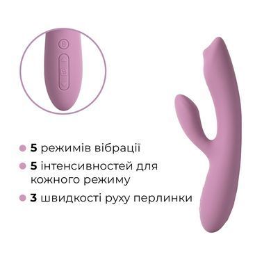 Смарт вибратор-кролик с жемчужной стимуляцией точки G Svakom Trysta Neo
