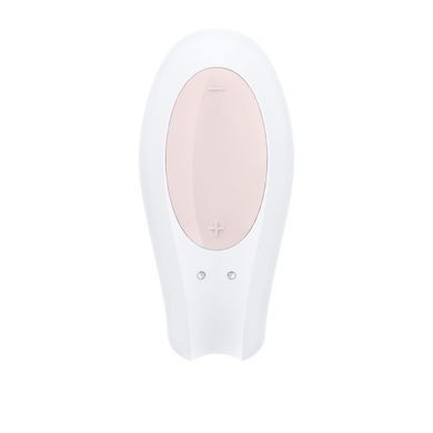 Смарт-вибратор для пар Satisfyer Double Joy White с широким клиторальным стимулятором