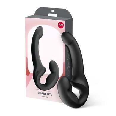 Безремневой страпон Fun Factory SHARE LITE Black, регулируемый, облегченная модель