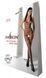 Бодистокинг с плетением на животике Passion BS100 One Size, black, декоративный шов, с доступом