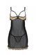 Эротический пеньюар Passion MARINA CHEMISE, XXL/XXXL, beige