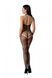 Бодистокинг с плетением на животике Passion BS100 One Size, black, декоративный шов, с доступом