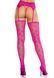 Колготки-чулки Leg Avenue Heart Garterbelt Stockings One Size Magenta