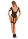 (SALE) Нейлоновый бодистокинг с имитацией гартер Obsessive Bodystocking G334 S/M/L, black, с доступом