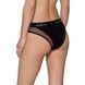 Трусики с прозрачной вставкой Passion PS002 PANTIES XL, black