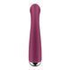 Вібратор з ротацією Satisfyer Spinning G-Spot 1 Red, плоский майданчик для стимуляції точки G