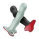 Фалоімітатор Fun Factory BOUNCER Black, кульки всередині, ефект вібрації, діаметр 3,9 см