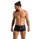 Мужские кожаные боксеры с клапаном Passion 050 SHORT PATRICK S/M Black