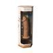 Фаллоимитатор SilexD Robby Caramel (MODEL 2 size 6in), двухслойный, силикон+Silexpan, диаметр 3,5см