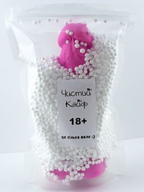 Крафтовое мыло-член с присоской Чистий Кайф Violet size XL, натуральное