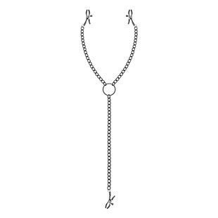 Затискачі для сосків та клітора Bedroom Fantasies: Nipple & Clitoral Clamps, чорні
