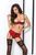 BRIDA SET WITH OPEN BRA red XXL/XXXL - Passion