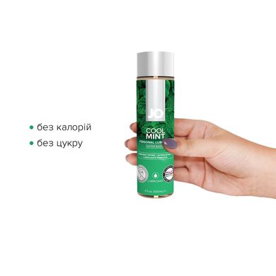 Смазка на водной основе System JO H2O - Cool Mint (120 мл) без сахара, растительный глицерин