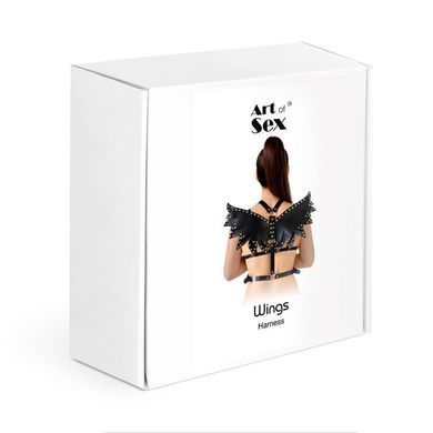 Женская портупея Art of Sex - Wings красная L-2XL, экокожа