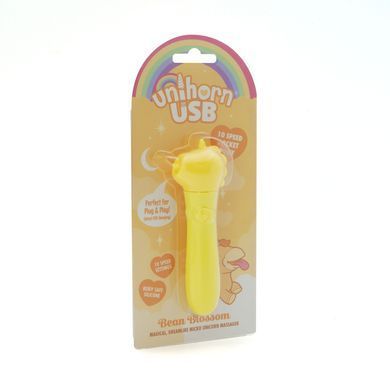 Вибратор-единорожка Unihorn USB Bullet &ndash; Bean Blossom, вибропуля, USB-зарядка, 10 режимов