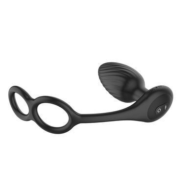 Анальная вибропробка Nexus Tornado Cock and Ball Ring